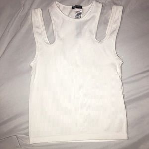 Zara white tank top